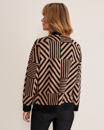 Phase Eight Renatta Patched Geo Jacquard Top