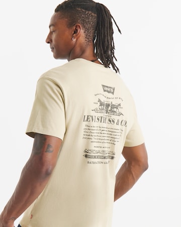 Levi's Short Sleeve Back Graphic T-Shirt - Beige