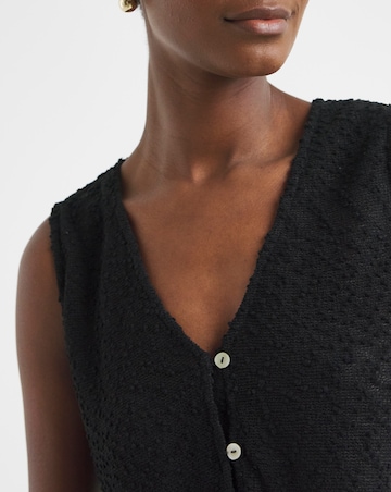 Boucle Button Through Longline Top