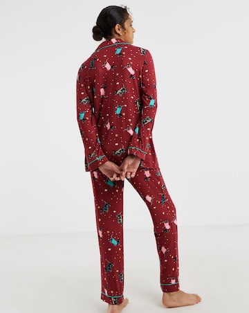 Pretty Secrets Scottie Dog Button Pyjama Set