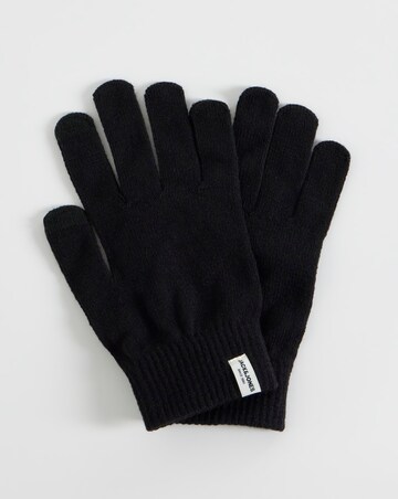 Jack & Jones Cooper Beanie & Glove Set With Gift Box - Black