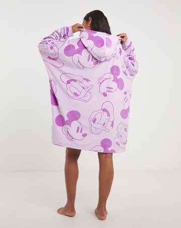Mickey Mouse And Donald Duck Oversized Hooded Lounge Dress