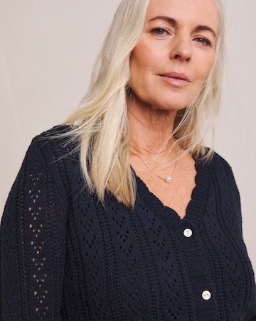 Julipa Crochet Button Down Cardigan