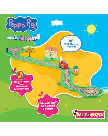 Peppa Pig Whizz-Around - Clickety-Clack Train Set