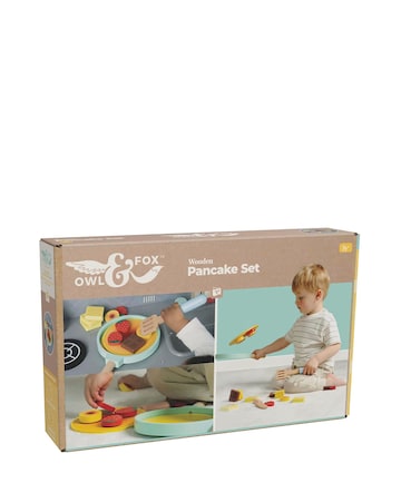 TP Owl & Fox Wooden Pancake Playset