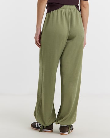 Textured Jersey Balloon Trousers