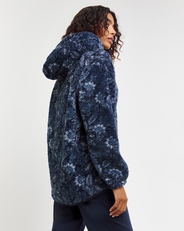 Joe Browns Oversized Snuggle Hoodie Blue Mix