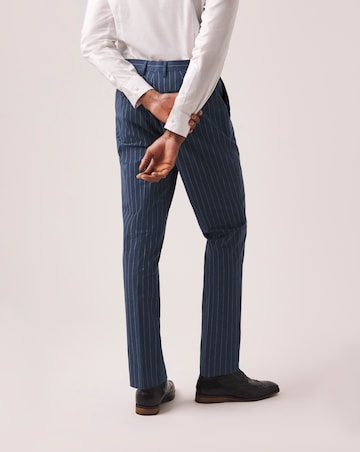 Joe Browns Striped Cotton Linen Suit Trousers