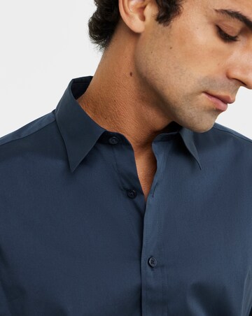 Cotton Stretch Mercerised Shirt Long