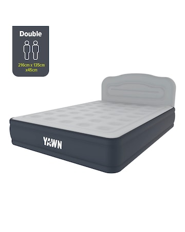 Yawn Double Airbed (with custom fitted sheet)