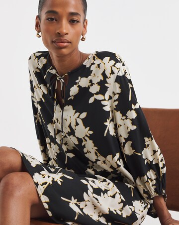 Tunic Tie Neck Dress