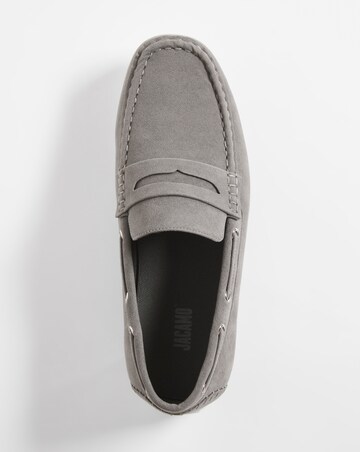 Suede Look Driving Moccasin Wide Fit