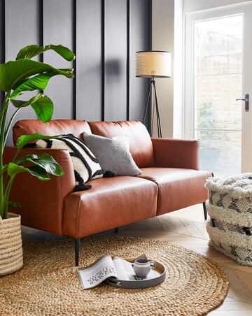 Gray & Osbourn No.131 Faux Leather 2 Seater Sofa