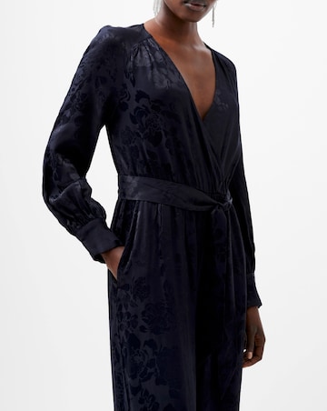 French Connection AryaSatin Jacquard Jumpsuit