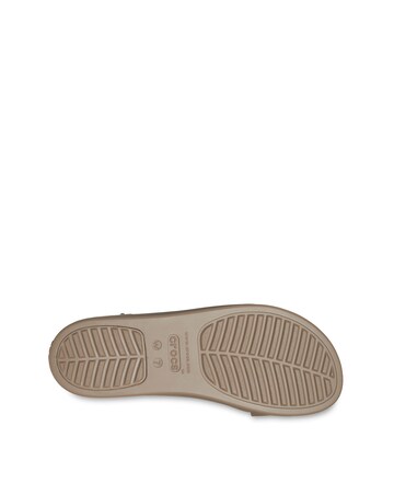 Crocs Latte Brooklyn Low Wedge Sandals