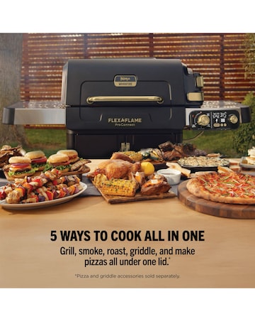 Ninja FlexFlame Outdoor Cooking System + Pro Connect App Barbecue PG305UK