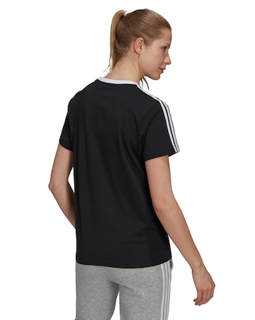 adidas 3 Stripe T-Shirt