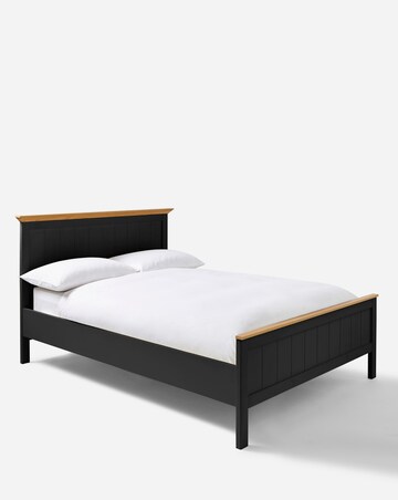 Julipa Ashford Wooden Bed with 3 Layer Memory Foam Hybrid Mattress