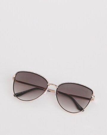 Summer Diamante Trim Sunglasses
