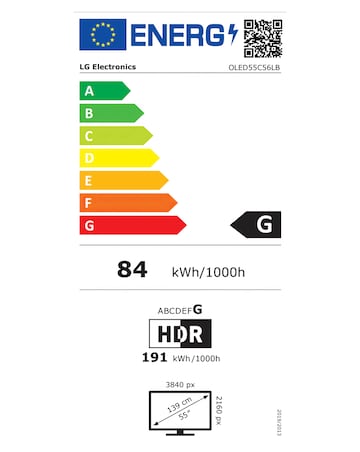 LG OLED55C56LB 55in OLED evo AI 4K Smart TV