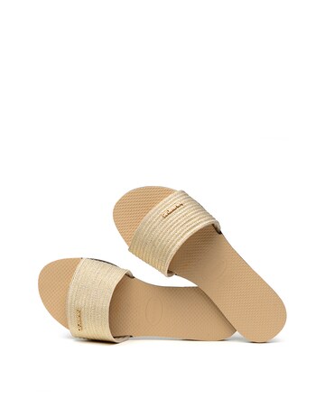 Havaianas Malta Metallic Slider Sandals
