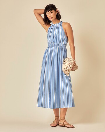 Nobody's Child Stripe Midi Dress