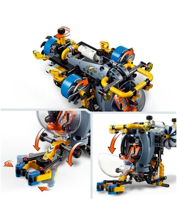 LEGO Technic Deep-Sea Research Submarine Toy Set for Kids 42201