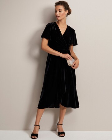 Phase Eight Julissa Velvet Wrap Dress
