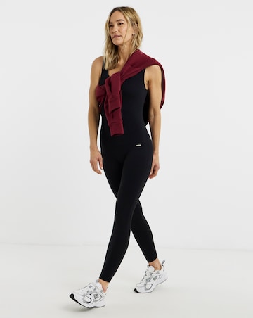 Sculpt Activewear Square Neck Jumpsuit- Regular