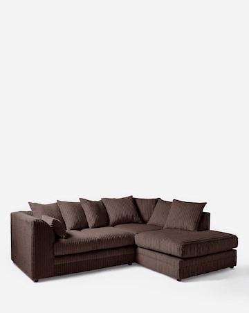 Ferguson Jumbo Cord Right Hand Chaise Sofa
