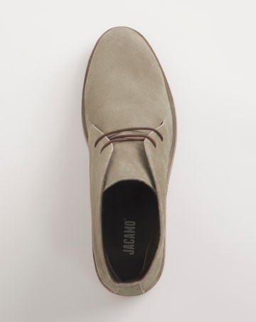 Suede Lace Up Boot Wide