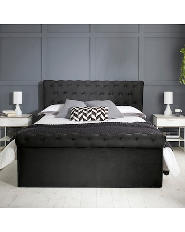 Aspire Chesterfield Side Lift Ottoman Bed