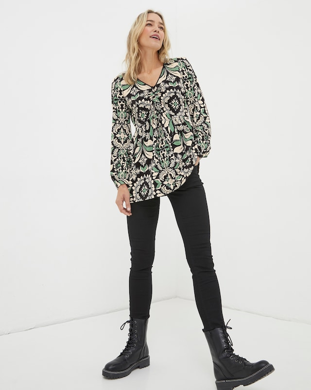 FatFace Gina Mosaic Placement Tunic