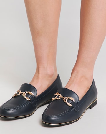 Vanessa Trim Loafer With Rand Detailing - Wide Fit (E)