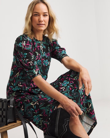 Joe Browns Perfectly Pleasing Floral Jersey Midaxi Dress