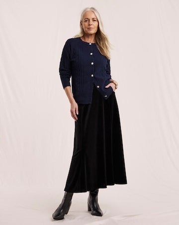 Julipa Cable Star Button Cardigan