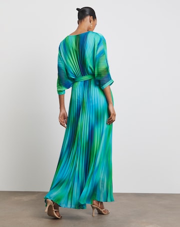 Joanna Hope Ombre Pleated Dress