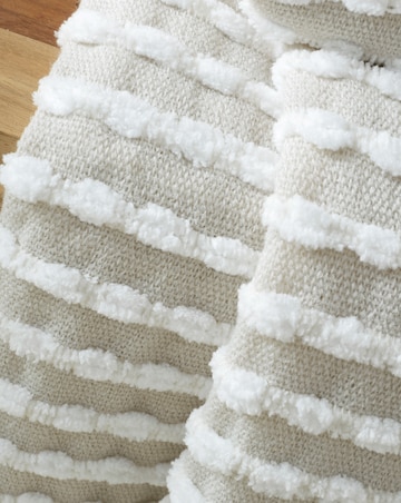 Catherine Lansfield Stab Stitch Throw