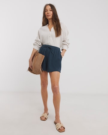 Pure Cotton Textured Co-ord Shorts