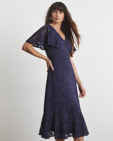 Joanna Hope Lace Midi Dress