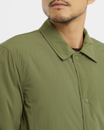 Khaki Shower Resistant Lightweight Padded Jacket