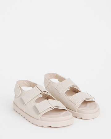 Jess Quilted Touch and Close Sandals Extra Wide EEE Fit