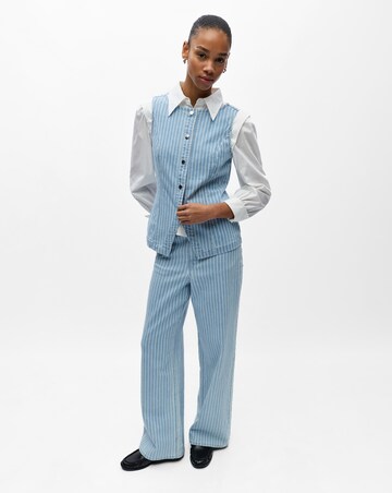 OBJECT Mid Waist Wide Leg Jean