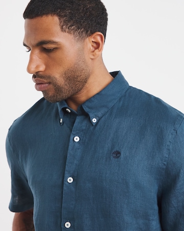 Timberland Mill Brook Linen Shirt - Dark Denim