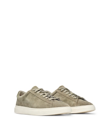BOSS Kieran Suede Trainer - Khaki