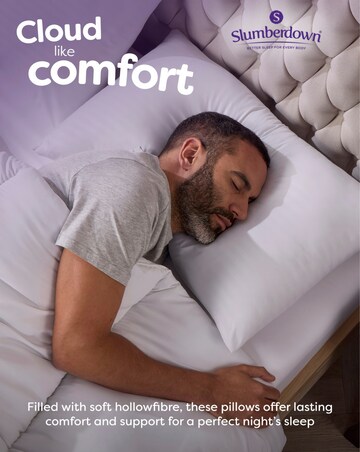 Slumberdown Comfy Home Medium Support Pillow - 4 Pack