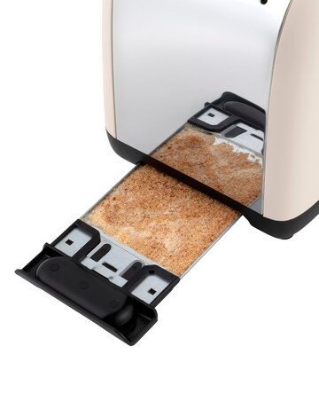 Russell Hobbs Classics Kettle & 2 Slice Toaster Bundle Jasmine White