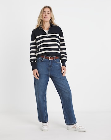 Tommy Hilfiger Cardi Stitch 1/2 Zip Sweater