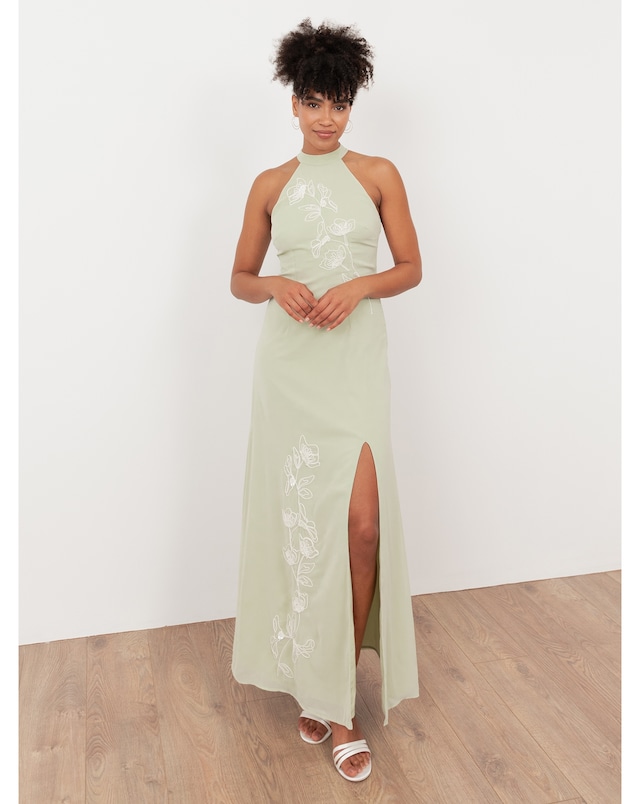 Maya Deluxe Embroidered Dress