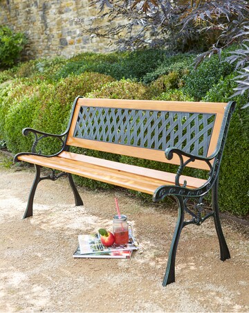 Lacy Wooden Bench